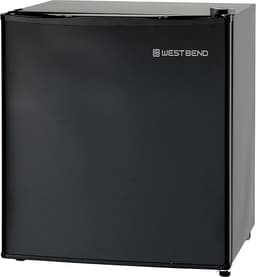 West Bend Mini Fridge Compact Refrigerator for Home Office or Dorm, Auto Defrost with Reversible Door, Energy Star Rated, 1.7-Cu.Ft., Black | Fridge.com