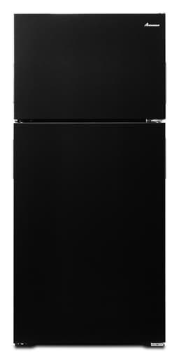 Amana 28 in. Top-Freezer Refrigerator with Dairy Bin in Black 14 Cu. Ft. ART104TFDB | Fridge.com