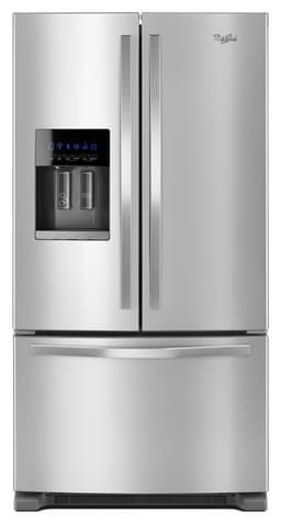 Whirlpool 36 in. Wide French Door Refrigerator in Stainless Steel 25 cu. ft. | Fridge.com