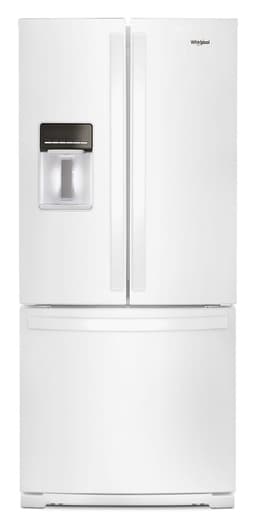 Whirlpool 30 in. Wide French Door Refrigerator in White 20 cu. ft. WRF560SEHW | Fridge.com