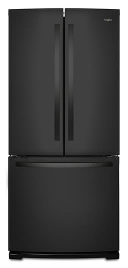 Whirlpool 30 in. Wide French Door Refrigerator in Black 20 cu. ft. WRF560SMHB | Fridge.com