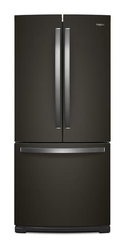 Whirlpool 30 in. Wide French Door Refrigerator in Black 20 cu. ft. | Fridge.com