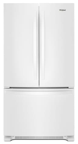 Whirlpool Full-Depth French Door Bottom Mount Refrigerator in White WRFF3236RW | Fridge.com