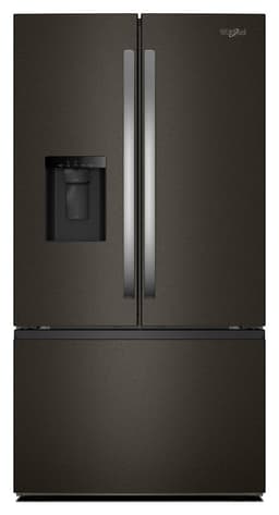 Whirlpool Our largest refrigerator has the capacity to do it all with extra space, more ice and flexible organization to keep up with all your family needs. in Print Resist Blk Stnlss 30 cu. ft. | Fridge.com