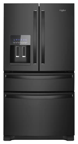 Whirlpool 36 in. Wide French Door Bottom Mount Refrigerator in Black 36 in. WRMF3636RB | Fridge.com