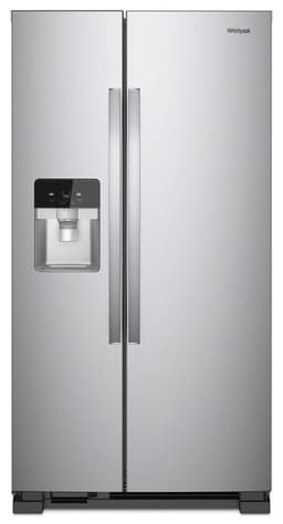 Whirlpool 36 in. Wide Side-by-Side Refrigerator 25 cu. ft. WRS555SIHZ | Fridge.com
