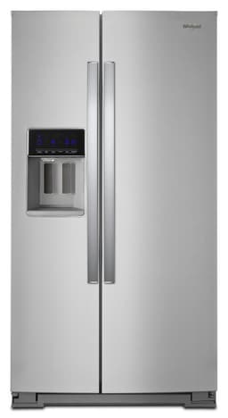 Whirlpool 36 in. Wide Counter Depth Side-by-Side Refrigerator in Stainless Steel 21 cu. ft. | Fridge.com