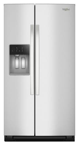 Whirlpool, Full-Depth Side-by-Side Refrigerator, Exterior Ice and Water Dispenser 28.41 cu ft WRSF5536RZ | Fridge.com