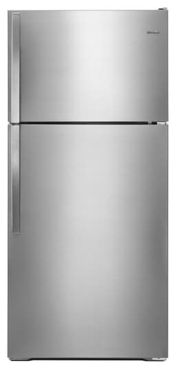 Whirlpool 28 in. Wide Top Freezer Refrigerator in Stainless Steel 14 cu. ft. | Fridge.com