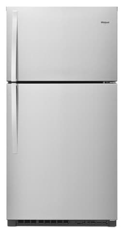 Whirlpool 33 in. Wide Top Freezer Refrigerator in Stainless Steel 21 cu. ft. WRT541SZDZ | Fridge.com