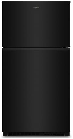 Whirlpool - 21.3 cu. ft. Wide Top Freezer Refrigerator With Total Coverage Cooling - Black | Fridge.com