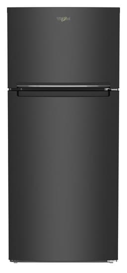 Whirlpool 28 in. Wide Top-Freezer Refrigerator in Black 16.3 Cu. Ft. | Fridge.com