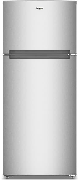 Whirlpool - 28 in. Wide 18.0 cu. ft. Top-Freezer Counter-Depth Refrigerator With Total Coverage Cooling - Fingerprint-Resistant Stainless Finish | Fridge.com