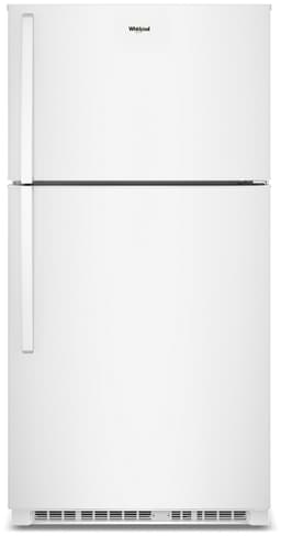Whirlpool - 33 in. Wide 21.3 cu. ft. Top-Freezer Refrigerator With Total Coverage Cooling - White | Fridge.com