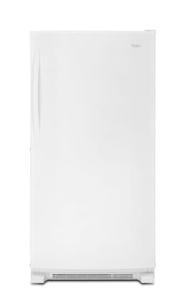 Whirlpool Upright Freezer with Temperature Alarm in White 20 cu. ft. | Fridge.com