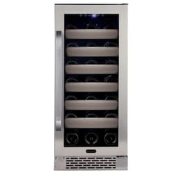 Whynter 33 Bottle Stainless Steel Door Single Zone Built-In Wine Refrigerator - Silver | Fridge.com