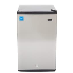 Whynter Upright Freezer with Lock, 3 Cu. Ft. Small Freezer Mini Freezer for Bedrooms, Dorms, Garages, Offices CUF-301SS, Stainless Steel, Energy Star | Fridge.com