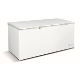 25 cu.ft. Double Door Chest Freezer Display Freezer In White With Wheels And Saft Lock | Fridge.com