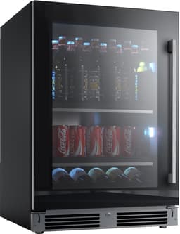 Xo 24" Freestanding/Built In Undercounter Beverage Center XOU24BCGBL | Fridge.com