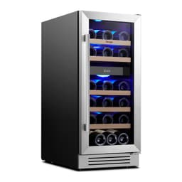 YEEGO 28 Bottles 15" Dual Zone Wine Cooler Under Counter Compressor Wine Refrigerator | Fridge.com