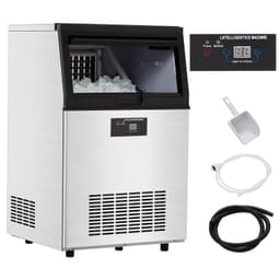 Commercial Countertop Ice Maker, 80 lbs/24H With 30 lbs Storage Bin, Freestanding Ice Machine For Home, Bar & Party | Fridge.com