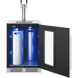 Presrv 5.6 cu. ft. Convertible Beer Kegerator In Stainless Steel With Double Tap And 107-Can Beverage Storage | Fridge.com