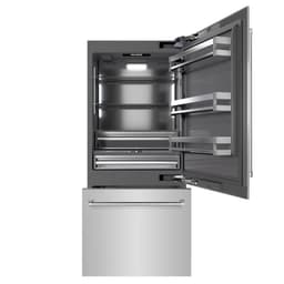 ZLINE 36 Inch Built In Counter Depth Bottom Freezer Refrigerator GRBIT30436 | Fridge.com