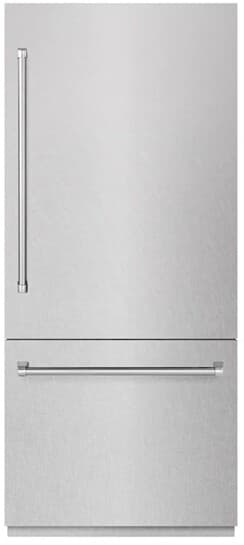 ZLINE 36 Inch Built In Counter Depth Bottom Freezer Refrigerator GRBITSN36 | Fridge.com