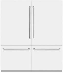 ZLINE 72 Inch Built In Counter Depth French Door Refrigerator GRBITWM72 | Fridge.com