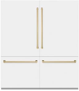 ZLINE 72 Inch Autograph 72" Built In Counter Depth French Door Refrigerator GRBITZWM72CB | Fridge.com