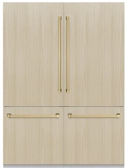 ZLINE 60 Inch Autograph 60" Built In Counter Depth French Door Refrigerator GRBIVZ60CB | Fridge.com