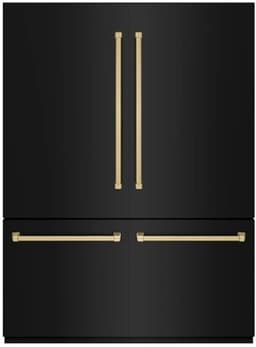 ZLINE 60 Inch Autograph 60" Built In Counter Depth French Door Refrigerator GRBIVZBS60CB | Fridge.com