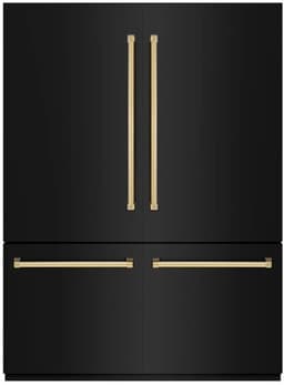 ZLINE 60 Inch Autograph 60" Built In Counter Depth French Door Refrigerator GRBIVZBS60G | Fridge.com