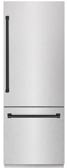 ZLINE 30 Inch Autograph 30" Built In Counter Depth Bottom Freezer Refrigerator GRBIVZSN30MB | Fridge.com