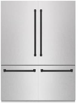 ZLINE 60 Inch Autograph 60" Built In Counter Depth French Door Refrigerator GRBIVZSN60MB | Fridge.com