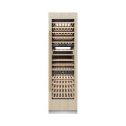 ZLINE Autograph 24 in. 12.4 cu. ft. Triple Zone 100 Bottle Panel Ready Column Wine Cooler With Accents | Fridge.com