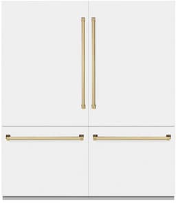 ZLINE 72 Inch Autograph 72" Built In Counter Depth French Door Refrigerator RBITZWM72G | Fridge.com