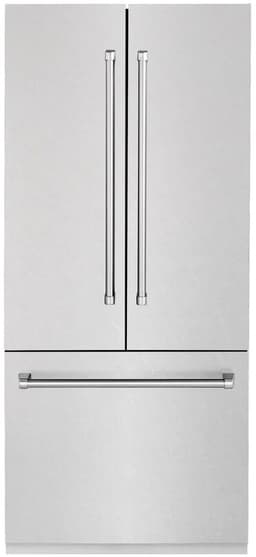 ZLINE 36 Inch Built In Counter Depth French Door Refrigerator RBIVSN36 | Fridge.com
