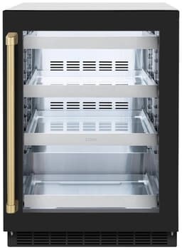 ZLINE Autograph 24" Built In Undercounter Beverage Center RBSOZBLM24CB | Fridge.com