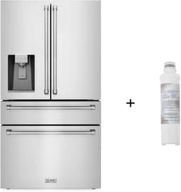 ZLINE 36 Inch Counter Depth French Door Refrigerator RFMWWF36 | Fridge.com