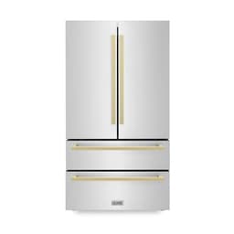 ZLINE 36 Inch Autograph 36" Counter Depth French Door Refrigerator RFMZ36FCB | Fridge.com