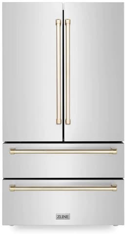 ZLINE 36 Inch Autograph 36" Counter Depth French Door Refrigerator RFMZ36G | Fridge.com