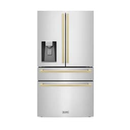 ZLINE 36 Inch Autograph 36" Counter Depth French Door Refrigerator RFMZW36FCB | Fridge.com