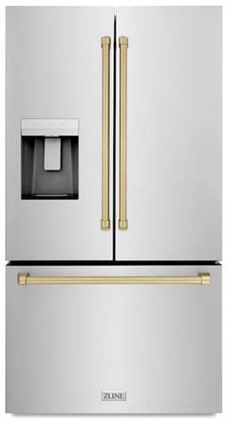 ZLINE 36 Inch Autograph 36" French Door Refrigerator RSMZW36CB | Fridge.com