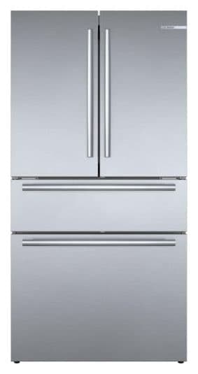 800 Series 20.5 cu. ft. Smart Energy Star Counter Depth French Door Refrigerator with Internal Water Dispenser — Bosch, model B36CL80SNS