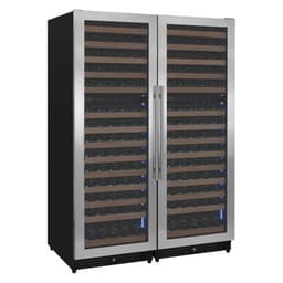 Allavino Reserva Series 308 Bottle 71" Tall Four Zone Stainless Steel Side-By-Side Wine Refrigerator | Fridge.com