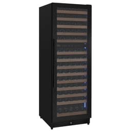 Allavino Reserva Series 154 Bottle 71" Tall Dual Zone Built-In Right Hinge Wine Refrigerator With Black Metal Door | Fridge.com