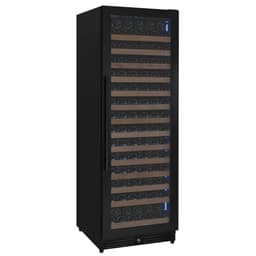 Reserva Series 163 Bottle 71" Tall Single Zone Right Hinge Black Metal Wine Cooler Refrigerator | Fridge.com