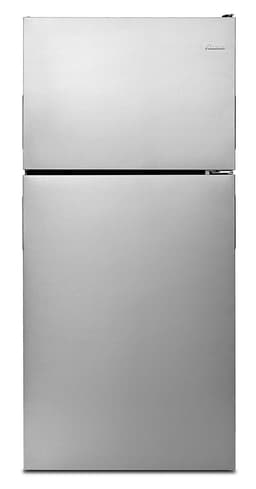 Amana 30" Top-Freezer Refrigerator with Glass Shelves in Stainless Steel | Fridge.com