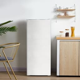 5.9 cu.ft Upright Freezer, 4 Glass Shelves, 7 Temp Settings | Fridge.com